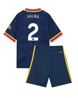 Arsenal William Saliba #2 Maglia Gara Trasferta Repliche 2026-27 Bambino Maniche Corte Arsenal William Saliba #2 Maglia Gara Trasferta Repliche 2026-27 Bambino Maniche Corte